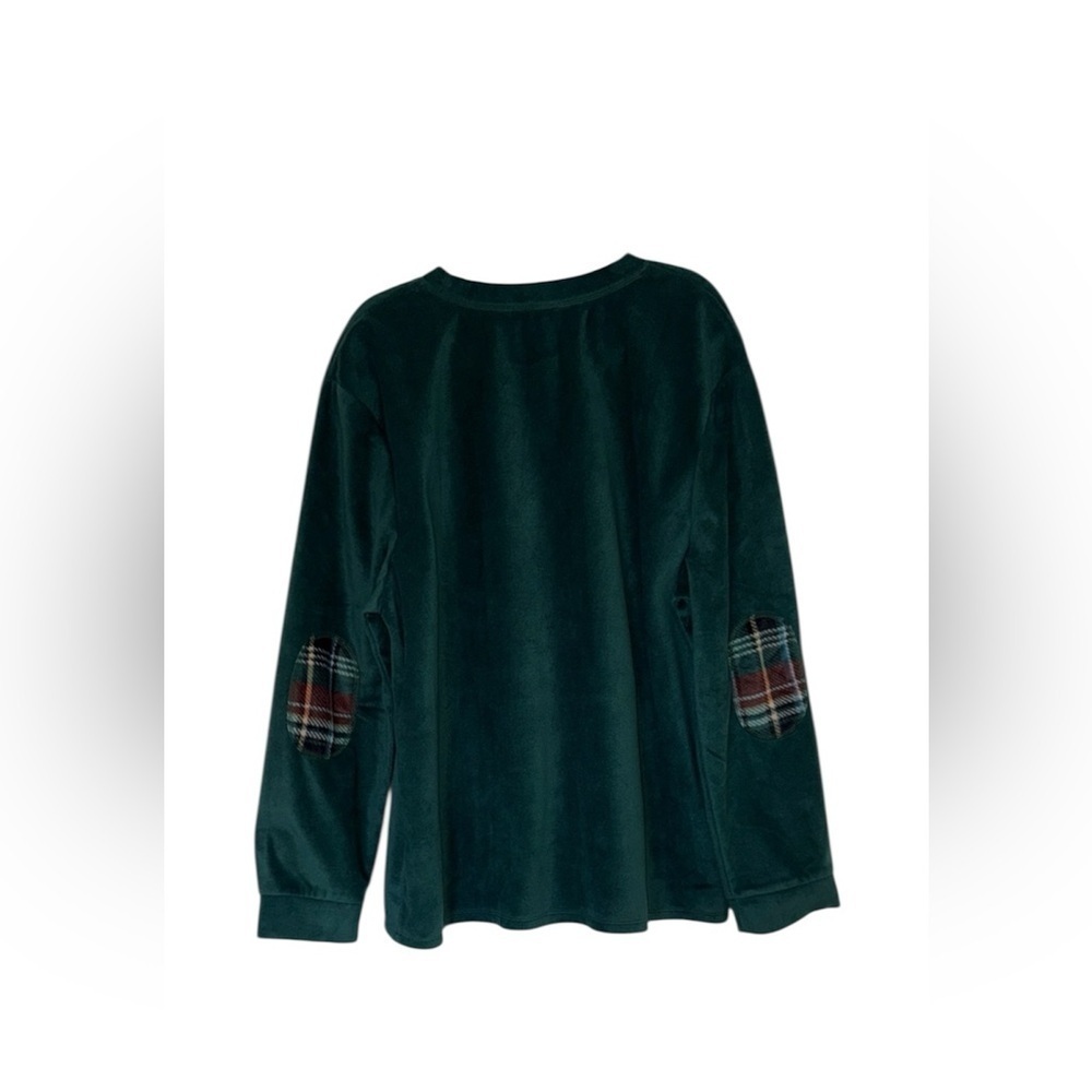 STAN HERMAN Men’s Green Crewneck Sweatshirt